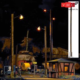   Busch 8737 Állomási lámpa faoszlopon (LBL), sárga LED (TT)