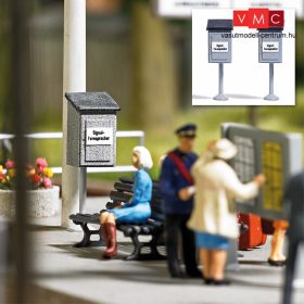 Busch 8801 Távbeszélődoboz, vonali pályatelefon, 2 db, DR/DDR (TT) - LC