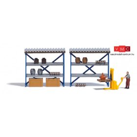 Busch 8854 Elektromos kísérőtargonca raktári idomokkal (TT)