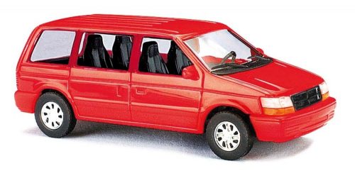 Busch 89118 Dodge Ram Van, piros (H0)