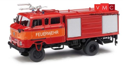 Busch 95253 IFA W50 TLF GMK tűzoltóautó - Feuerwehr Berlin Weissensee (H0)