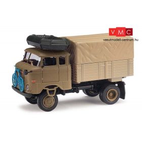 Busch 95255 IFA W50 LA platós/ponyvás expedíciós teherautó - Mexiko (H0)