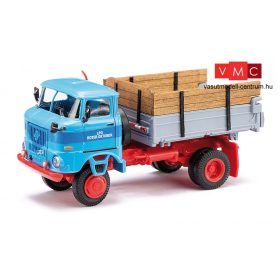   Busch 95258 IFA W50 3SK billencs teherautó - Roter Oktober (H0)