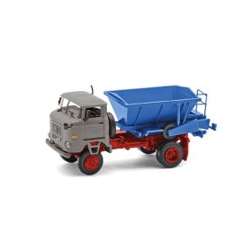   Busch 95296 IFA W50 LA D035 teherautó, trágyaszóró adapterrel, Messefahrzeug (H0)