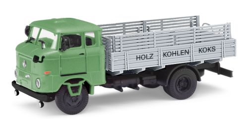 Busch 95301 IFA W50 L /FP platós, Holz, Kohlen, Koks, 1967 (H0)