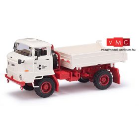 Busch 95517 IFA L60 3SK billencs, Messemodell, vörös/fehér (H0)