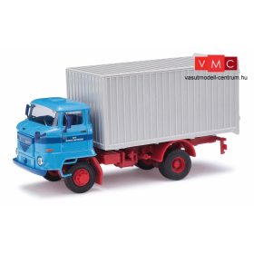 Busch 95518 IFA L60 ETK dobozos teherautó, LPG Roter Oktober (H0)