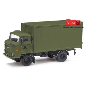 Busch 95528 IFA L60 ETK dobozos teherautó, zöld, Post (H0)