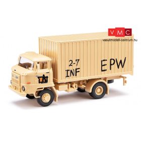Busch 95546 IFA L60 ETK dobozos teherautó - Irak (H0)
