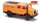 Busch 95612 IFA S4000 TLF műhelykocsi, narancs (H0)
