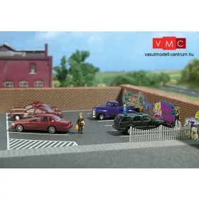 Busch 9713 Útburkolat: parkolóhelyek (H0)