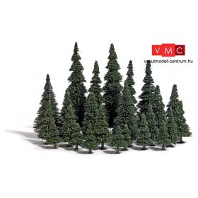 Busch 9779 Fenyőfák, 24 db, talppal, magasság: 40 -135 mm (H0/TT)