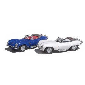 Busch 9838323 Jaguar XKSS Cabrio - kék (H0)