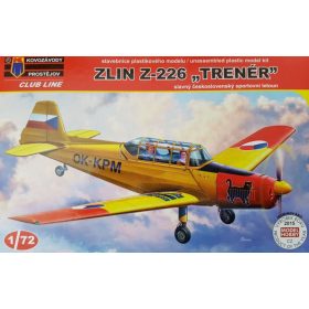 CLK0005 ZLIN Z-226 Trenér repülőgép makett 1/72