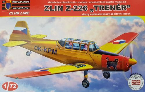CLK0005 ZLIN Z-226 Trenér repülőgép makett 1/72