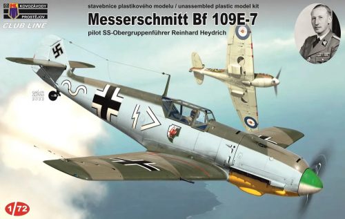 CLK0007 Messerschmitt Bf 109E-7 Reinhard Heydrich repülőgép makett 1/72