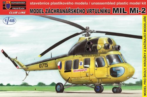 CLK4801 Mil Mi-2 Snap Tite (ex. SMĚR) helikopter makett 1/48