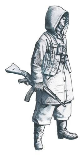 CMKF35241 German SS soldier (Hungary 1945) 1/35 figura makett