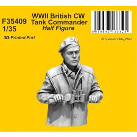   CMKF35409 WWII British CW Tank Commander / Half Figure 1/35 figura makett