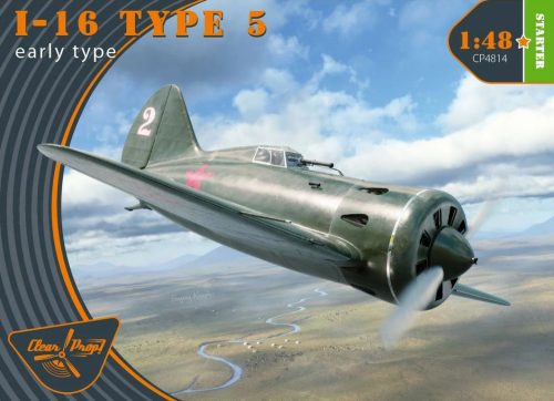Clear Prop 4814 Polikarpov I-16 Type 5 Early Type 1/48 repülőgép makett