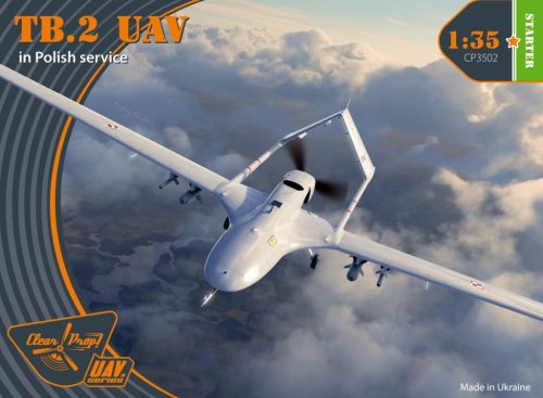 Clear Prop CP3502 TB.2 UAV in Polish service (1/35) repülőgép makett