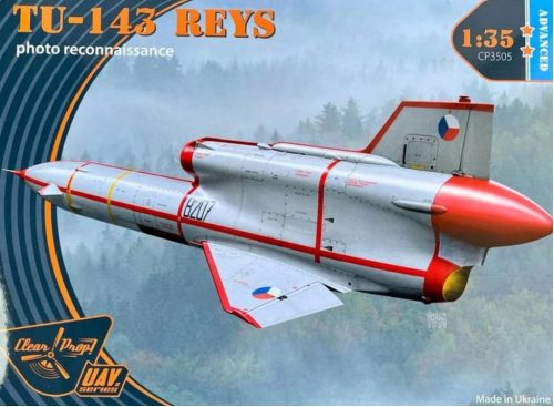 Clear Prop CP3505 Tu-143 Reys Photo Reconnaissance (1/35) repülőgép makett