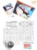 Clear Prop CP3506 Tu-143 Reys Television Reconnaissance (1/35) repülőgép makett