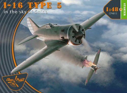 Clear Prop 4813 Polikarpov I-16 Type 5 In the sky of China 1/48 repülőgép makett