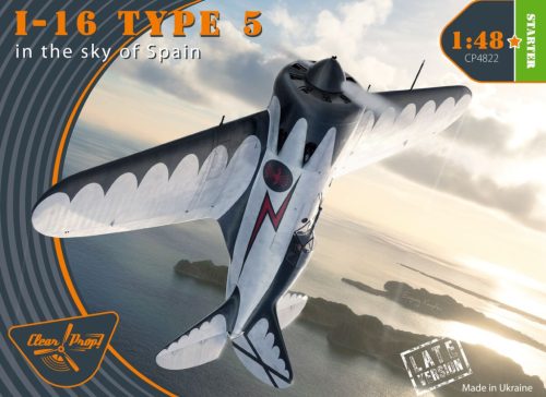 Clear Prop CP4822 I-16 type 5 (in the sky of Spain late version) (1/48)