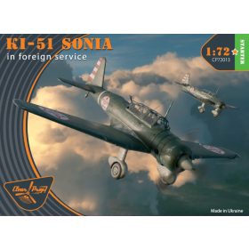   Clear Prop CP72013 Mitsubishi Ki-51 Sonia "in foreign service" (1/72) repülőgép makett