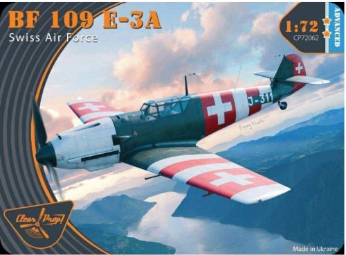 Clear Prop CP72062 Messerschmitt Bf-109 E-3a Swiss Air Force (1/72) repülőgép makett
