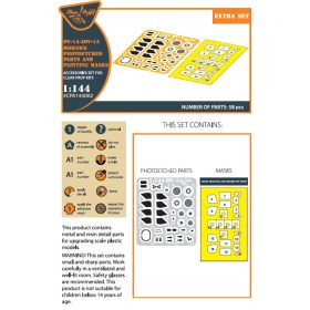   Clear Prop CPA144002 OV-1 A/JOV-1A Mohawk PE parts and painting mask for CP kits (1/144) feljavító készlet