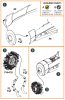 Clear Prop CPA48005 Hawk H-75 M/N/O resin exhaust for CP kits CP4803/CP4804 (1/48)