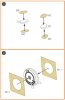 Clear Prop CPA48021 I-16  (late version) painting mask on "yellow kabuki paper" for CP kit (1/48)