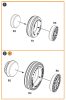 Clear Prop CPA48052 F-86A wheel set type 1 for CP kits (1/48)