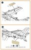 Clear Prop CPA48068 F-86A pre-cut patterns for numbers and letteringpainting mask on "yellow kabuki paper" for CP4824 kit (1/48)