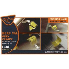  Clear Prop CPA48116 D3A2 Val Open Canopy mask for Wingsy Kits (1/48) maszkolósablon
