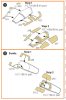 Clear Prop CPA72066 Mirage 2000C painting mask on "yellow kabuki paper" for Modelsvit kit 72073 (1/72)