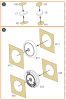 Clear Prop CPA72074 I-16  (early version) painting mask on "yellow kabuki paper" for CP kit (1/72)