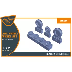   Clear Prop CPA72093 AMX Ghibli wheel set (1/72) feljavító készlet