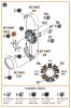 Clear Prop CPA72094 A5M Claude (all versions) resin engine set for CP kits CP72006/CP72008/CP72009/CP72010 upgrated (1/72)