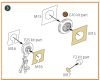 Clear Prop CPA72104 A-3B painting mask on "yellow kabuki paper" for Hasegawa kits (1/72)