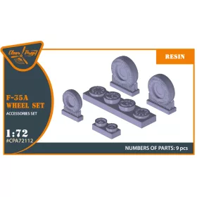Clear Prop CPA72112 F-35A wheel set  (1/72)