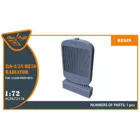   Clear Prop CPA72118 ZiS-5/5V/BZ39 Radiator for CP kits (1/72)