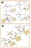 Clear Prop CPA72122 Mirage 2000D double-sided painting mask on "yellow kabuki paper" for Modelsvit kit 72075 (1/72)