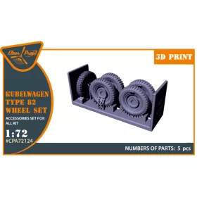 Clear Prop CPA72124 Kubelwagen type 82 Wheel set (1/72)