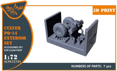 Clear Prop CPA72191 Culver PQ-14 Exterior set for CP kit CP72036 (1/72) feljavító készlet