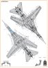 Clear Prop CPD72010 MiG-23ML, MLA standard stencils for grey paint schemes for CP kits and other (1/72)