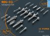 Clear Prop CPW7201 MiG-23 Weapon Set (1/72) fegyverkészlet