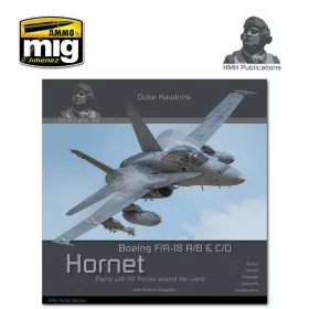 DH-008 BOEING F/A-18 A/B & C/D HORNET (Angol nyelvű könyv)